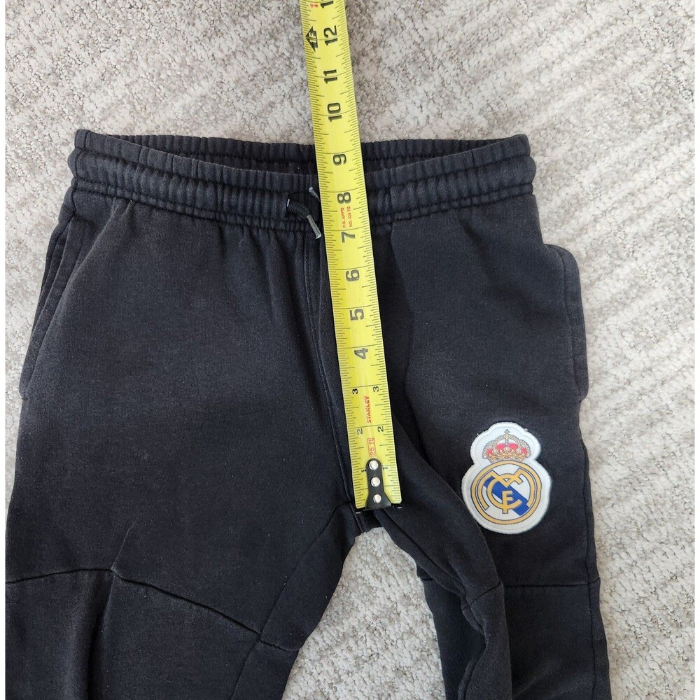 Real Madrid youth black sweatpant joggers black size M - Picture 4 of 12